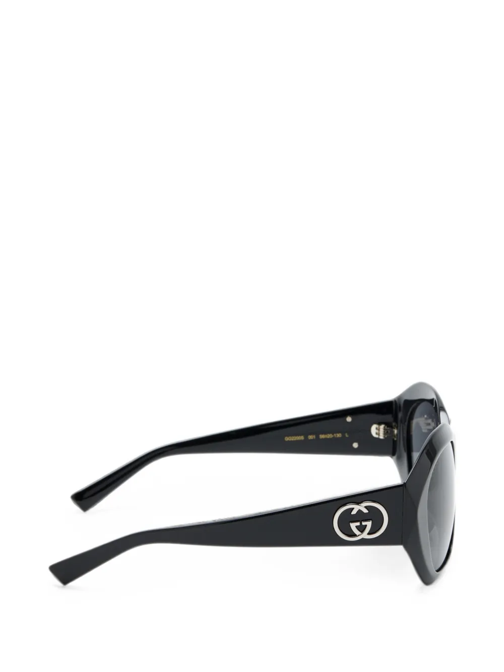 Gucci Eyewear Zonnebril met cat-eye montuur en GG-logo Zwart