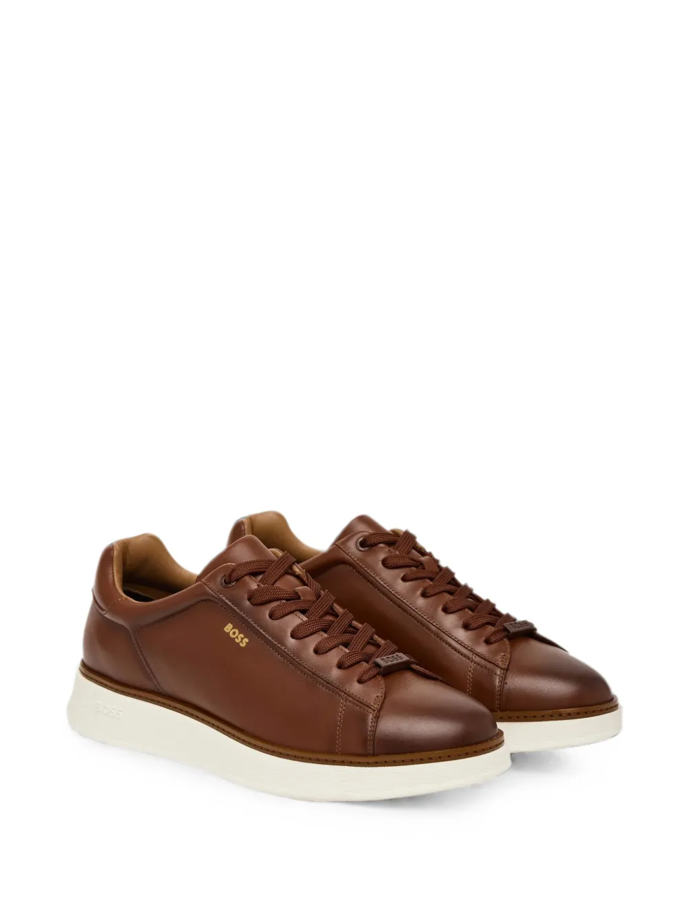 BOSS logo-print sneakers Bruin