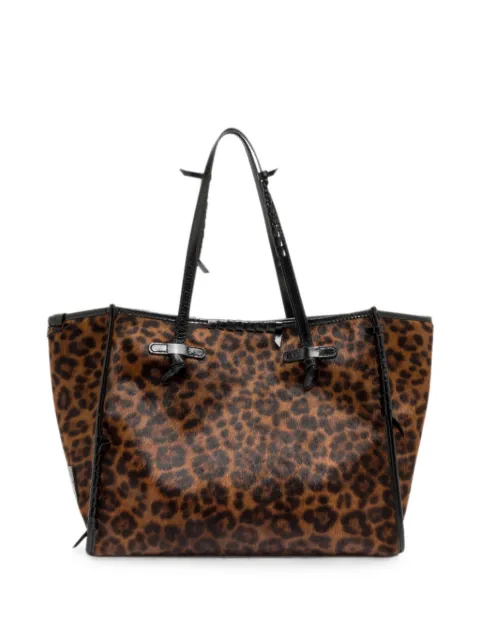 GIANNI CHIARINI grand cabas Marcella en daim