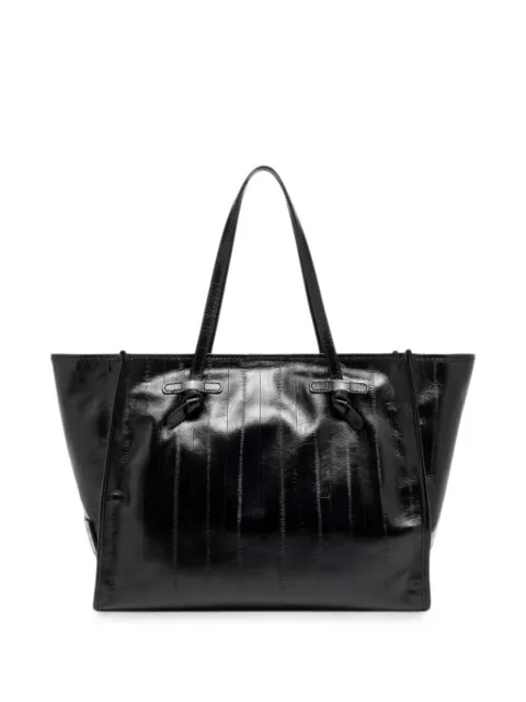 GIANNI CHIARINI sac cabas Marcella à effet peau de serpent