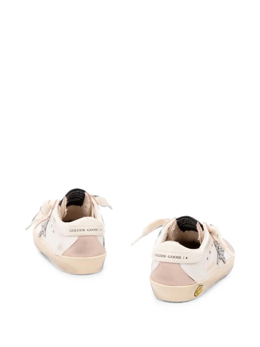 Golden Goose Kids Super Star leather sneakers Roze