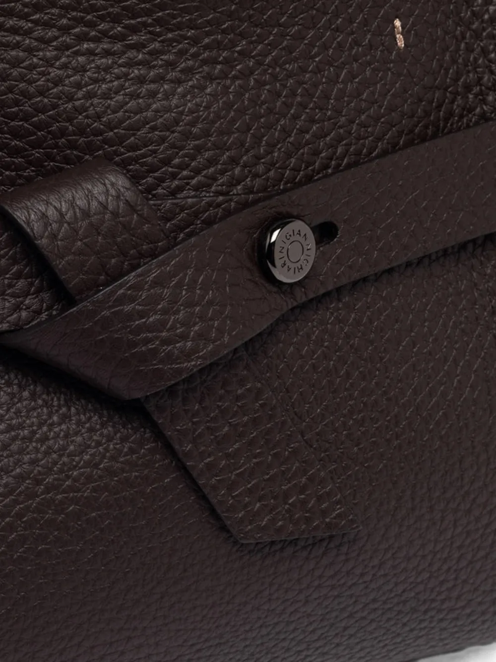 GIANNI CHIARINI Miranda shopper van bewerkt leer Bruin