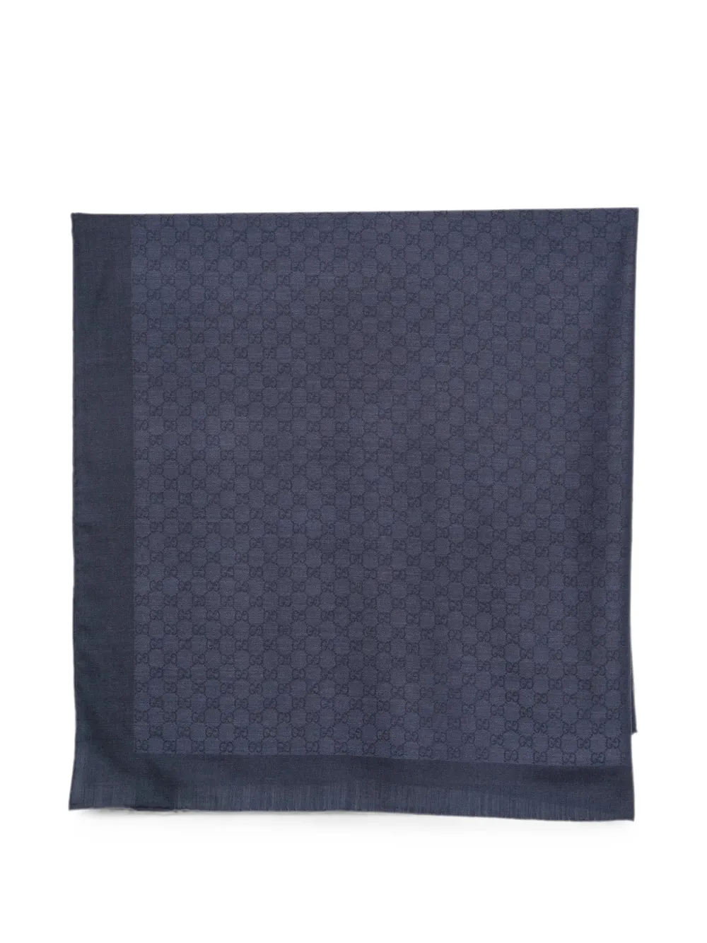 Gucci Jacquard-Schal mit GG - Blau