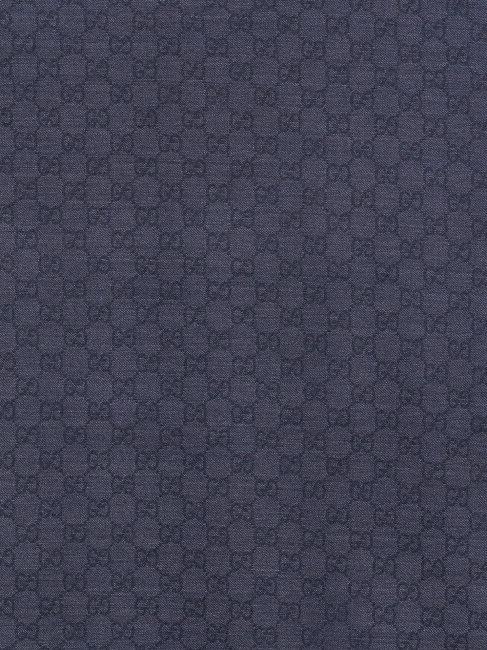 Gucci GG wollen zijden sjaal met jacquard Blauw