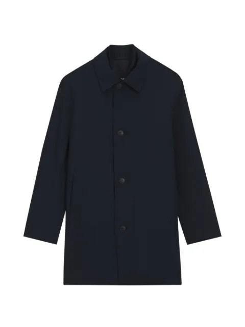 BOSS button-up collared coat