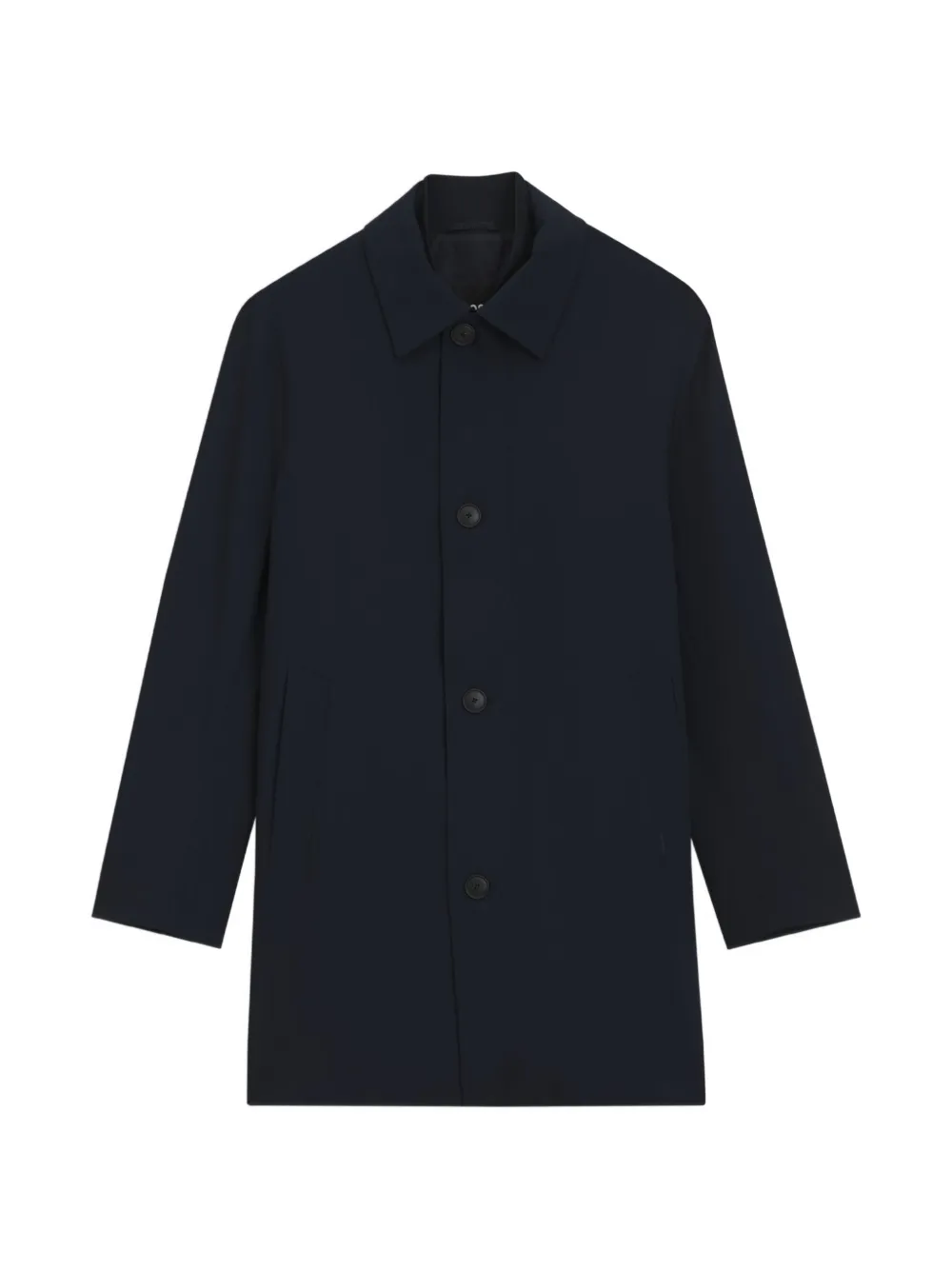 BOSS button-up collared coat - Blue