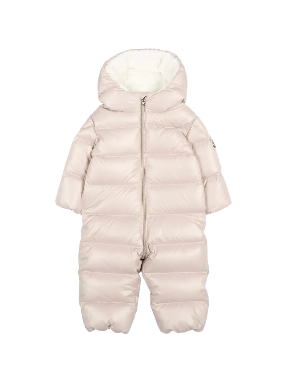 Moncler Enfant Skipak met capuchon Beige