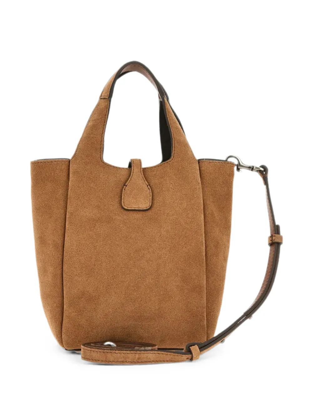 Hogan Shopper met logoplakkaat Bruin