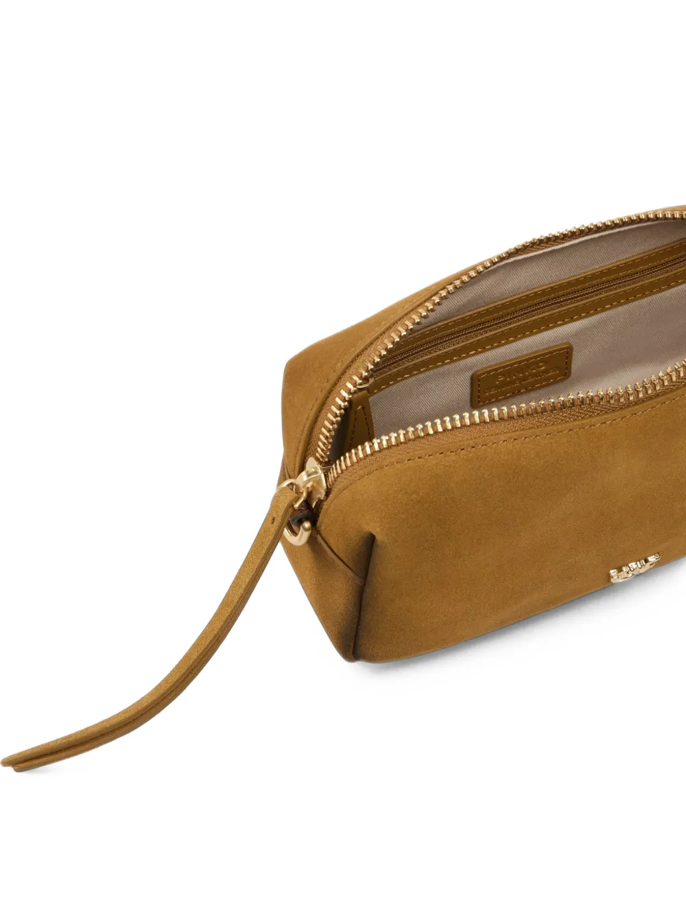 PINKO Boston suède schoudertas Bruin