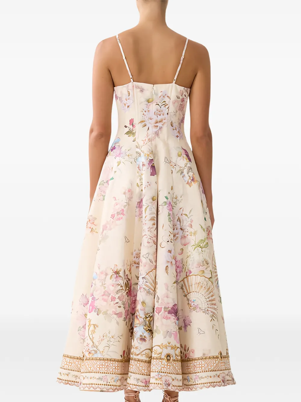 Camilla Adorned In Aranjuez maxi-jurk met bloemenprint Roze
