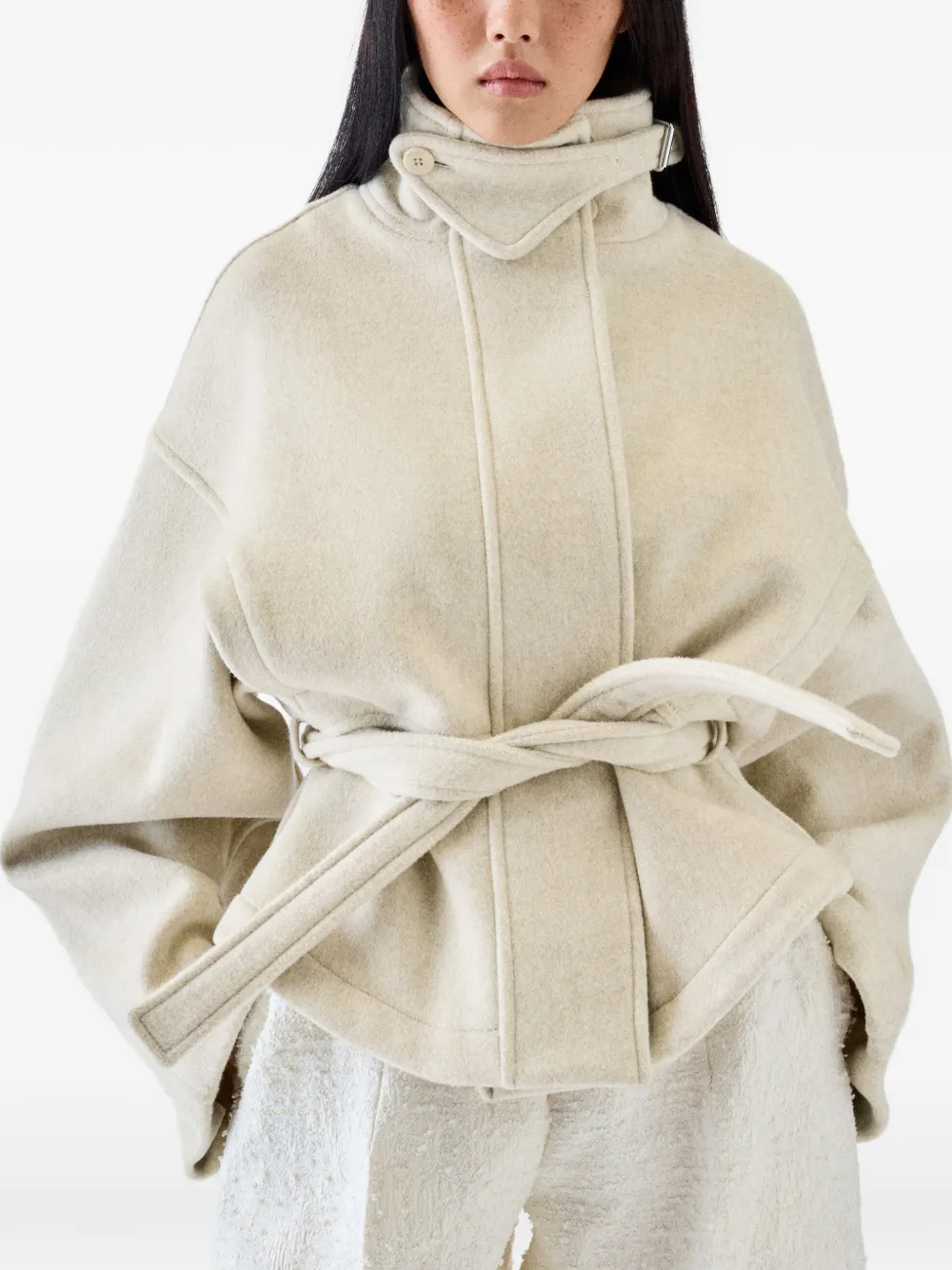 Jacquemus The Ciro short coat Beige