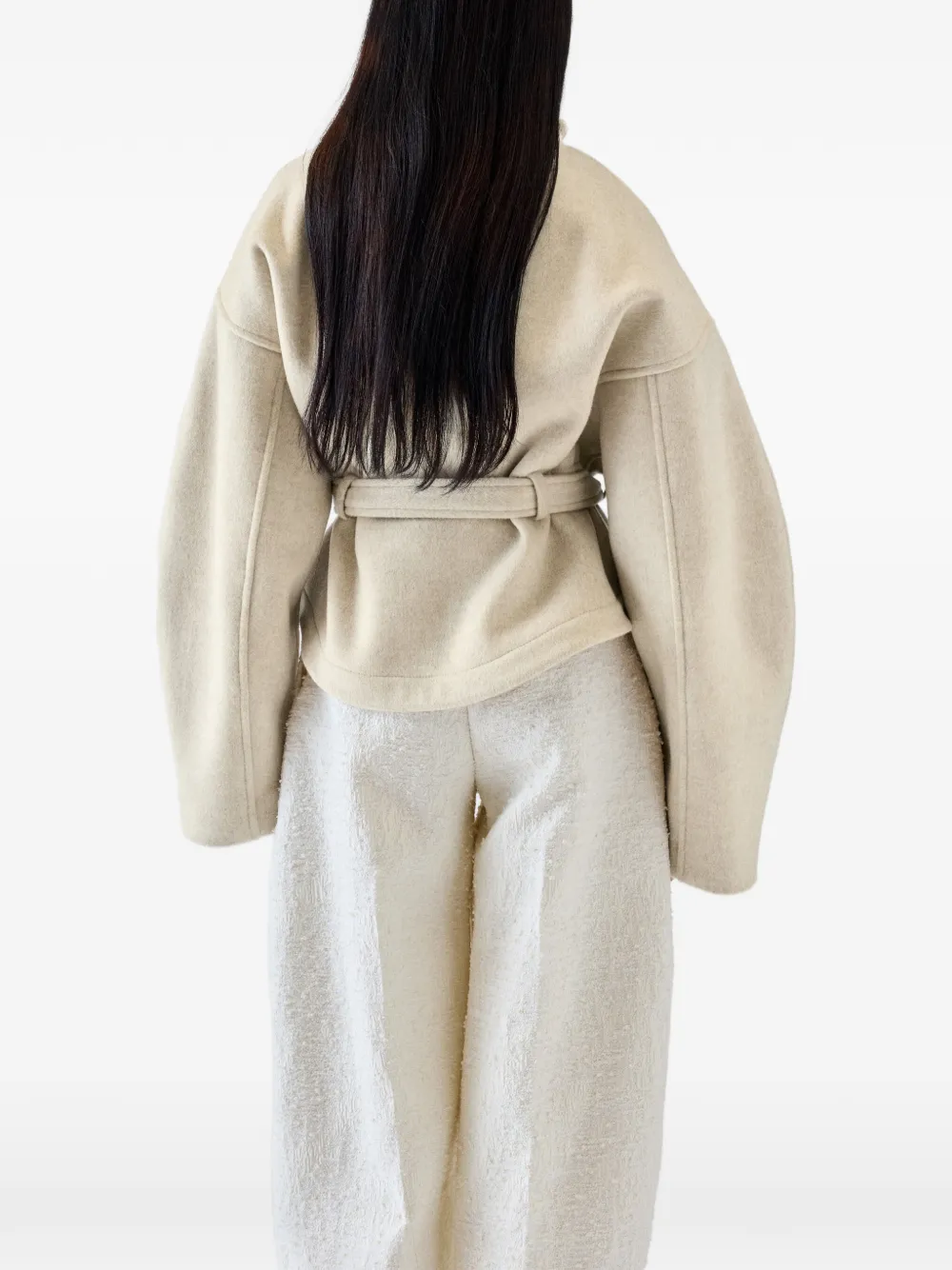 Jacquemus The Ciro short coat Beige