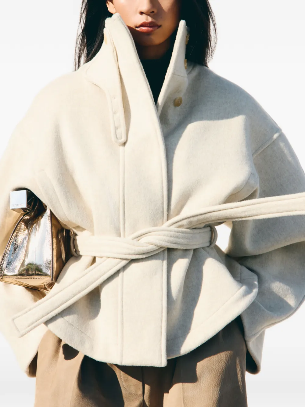 Jacquemus The Ciro short coat Beige