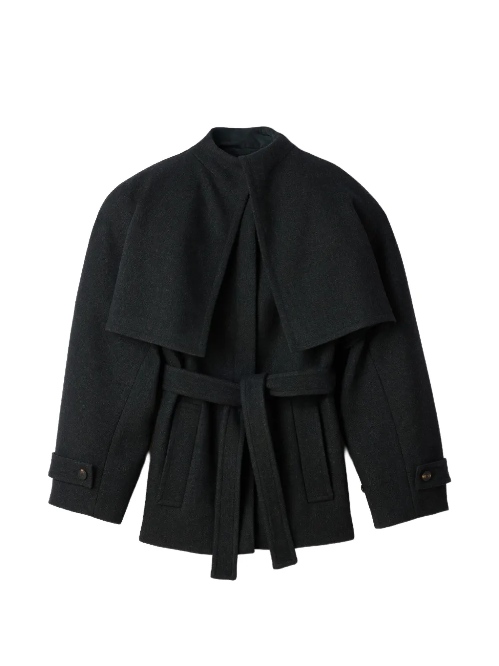 Jacquemus The Boléro short peacoat - Gris