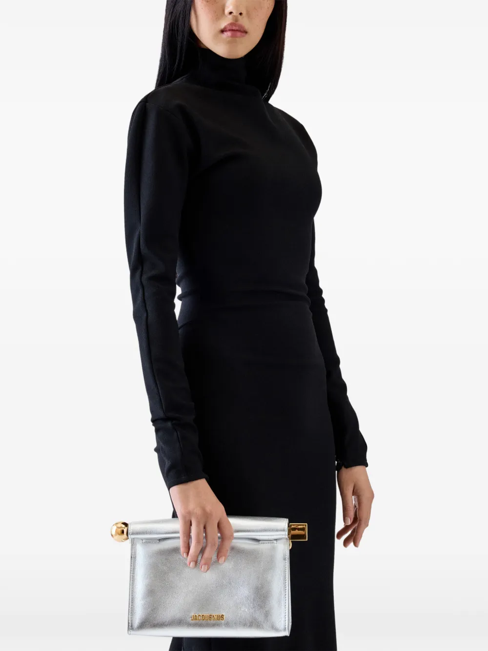 Jacquemus The Rond Carré bag Zilver