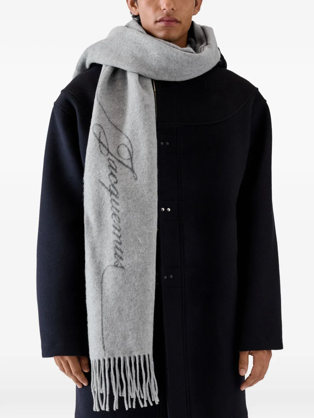 Jacquemus The Citta scarf Grijs
