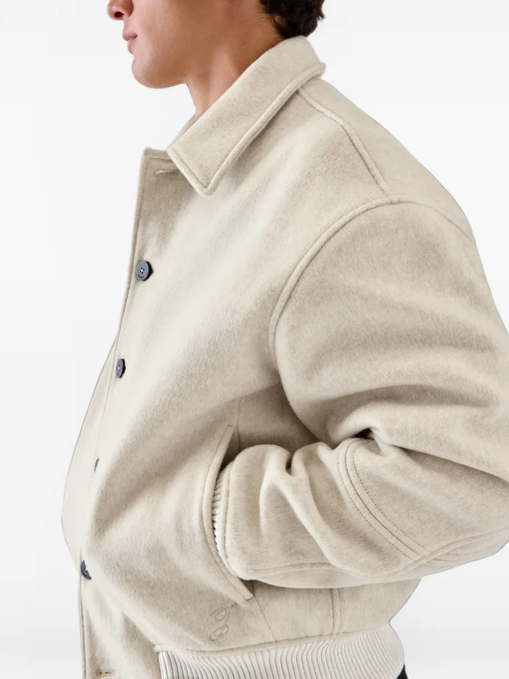 Jacquemus The Feltro bomber jacket Wit