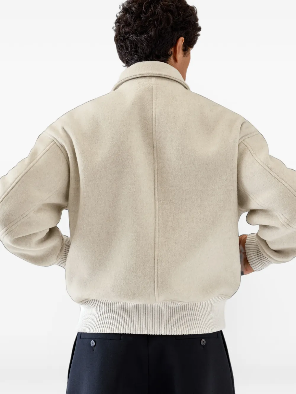 Jacquemus The Feltro bomber jacket Wit