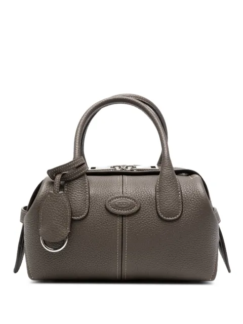 Tod's logo-patch pebbled tote bag