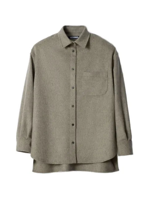Jacquemus wool flannel overshirt