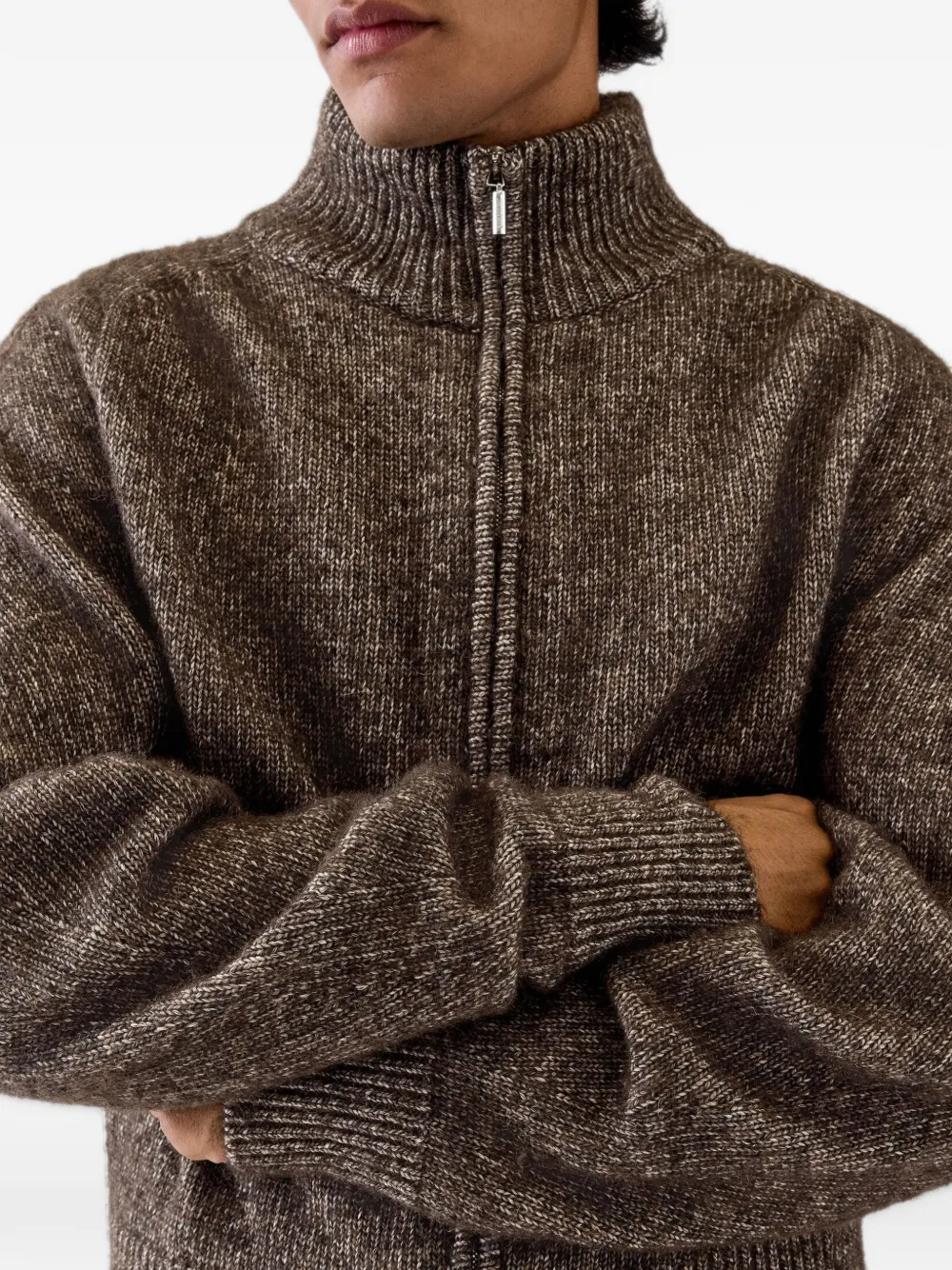 Jacquemus The Pilu cardigan Bruin
