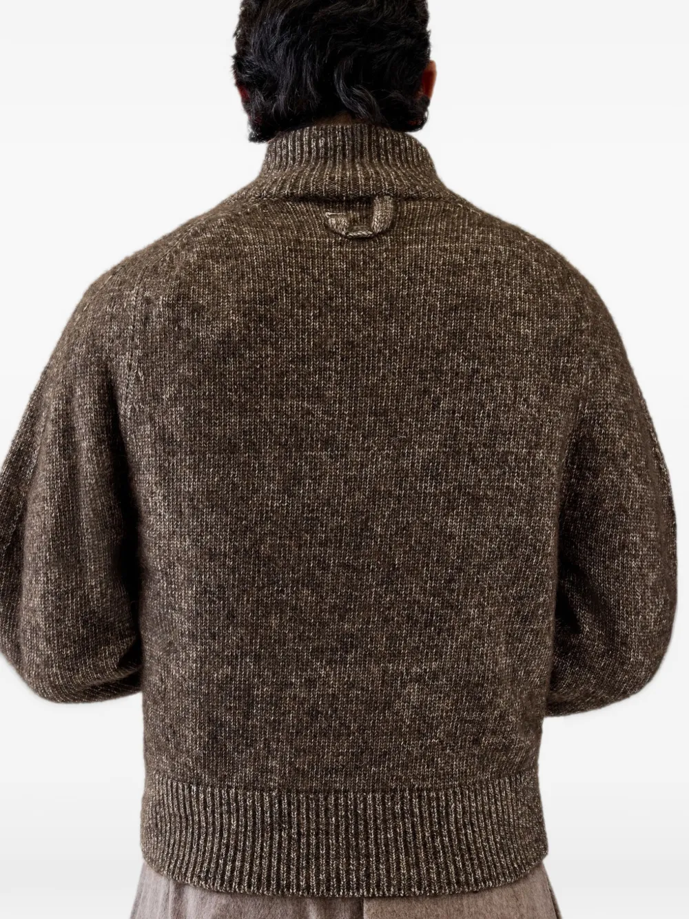 Jacquemus The Pilu cardigan Bruin