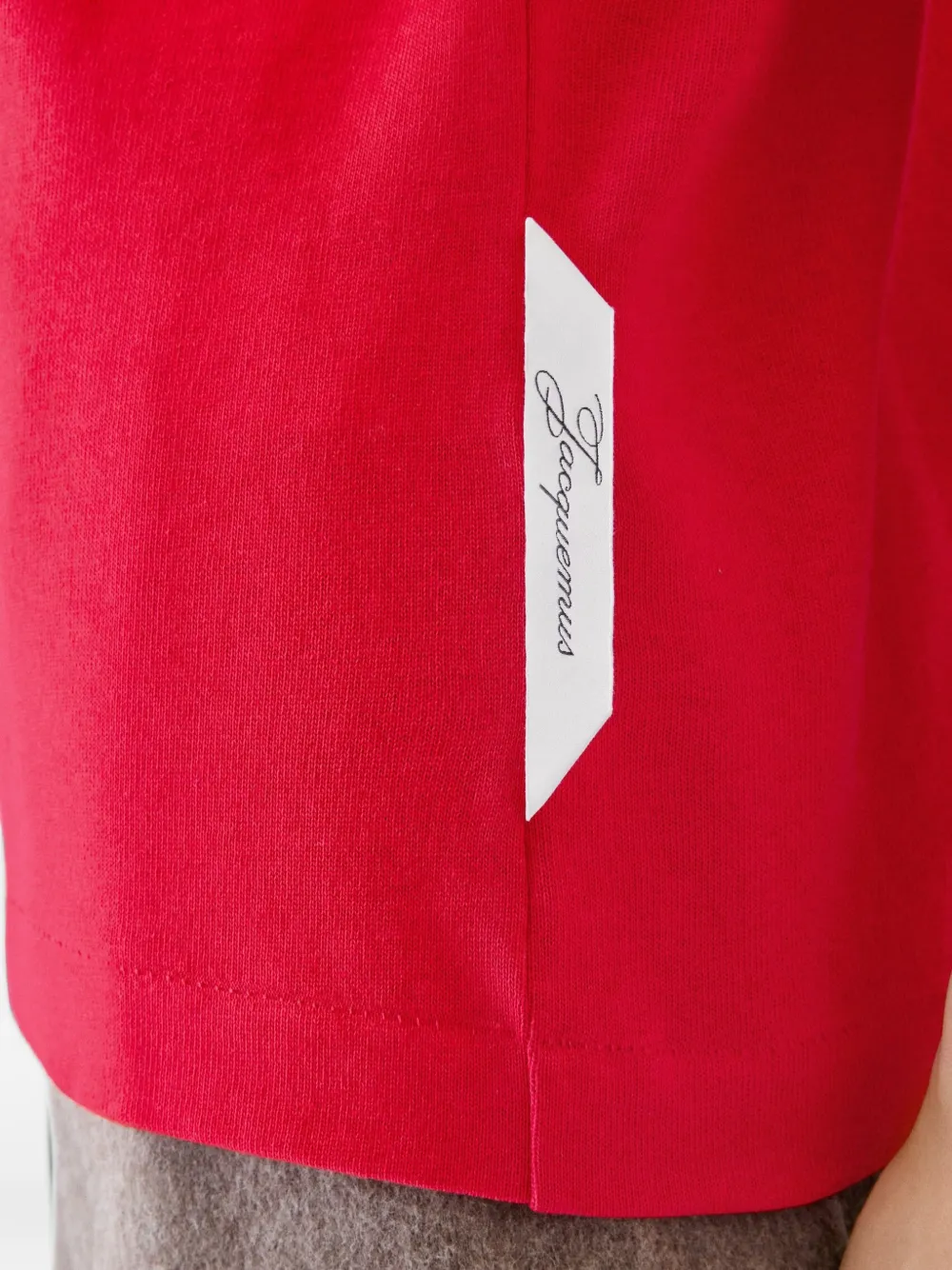 Jacquemus The Logo T-shirt Rood
