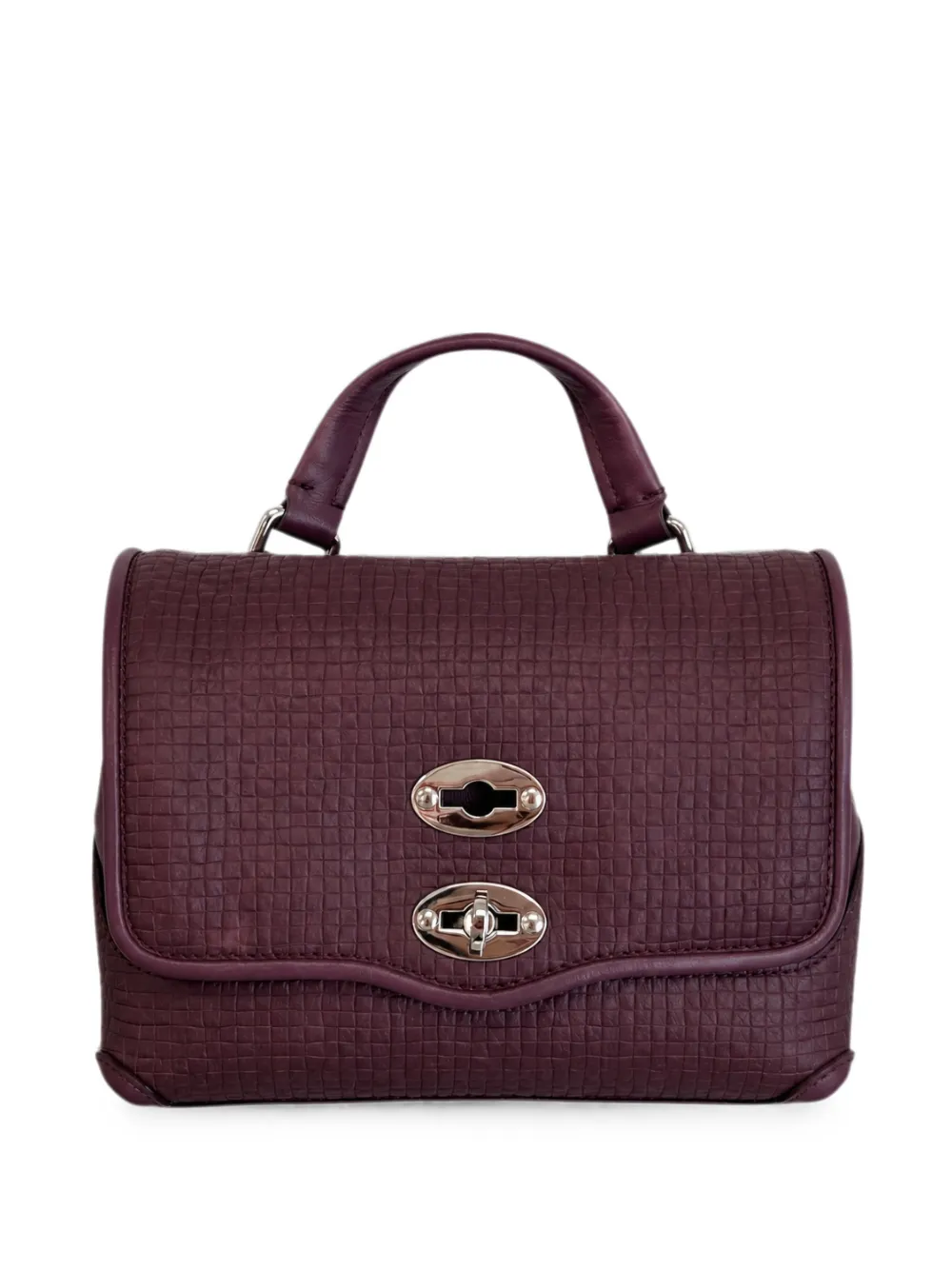Zanellato baby Postina textured-leather tote bag - Viola