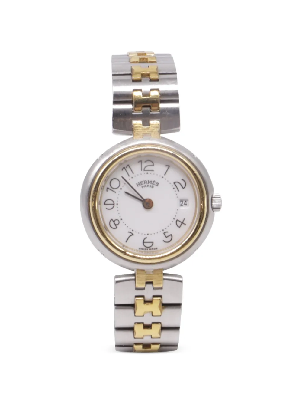 Hermès Pre-Owned Profile Armbanduhr 20mm - Weiß
