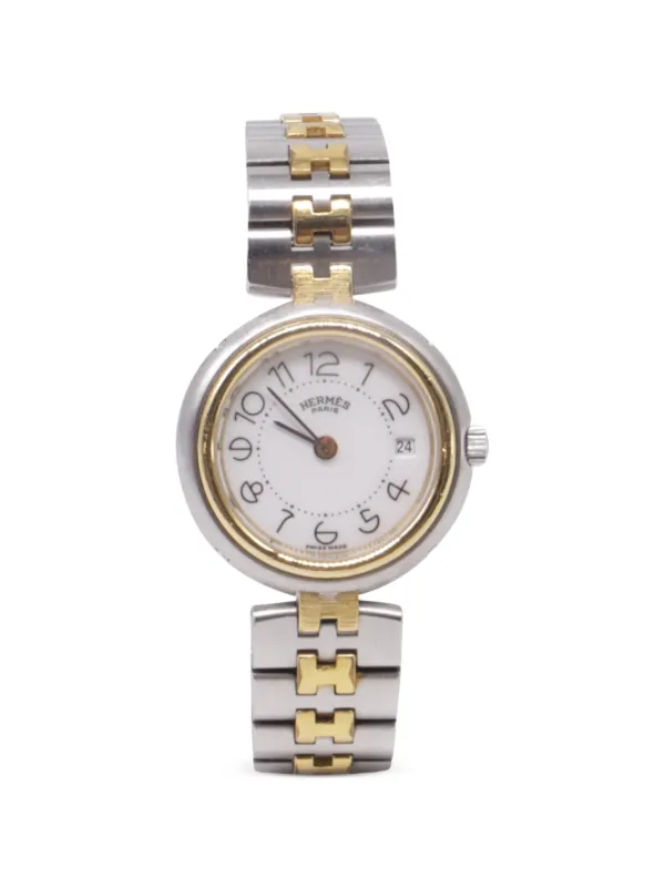 Hermès Pre-owned Profile 20mm Watch in White