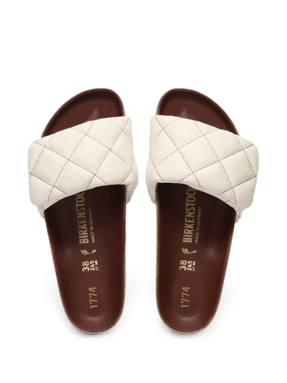 Birkenstock 1774 Sylt padded sandals Beige