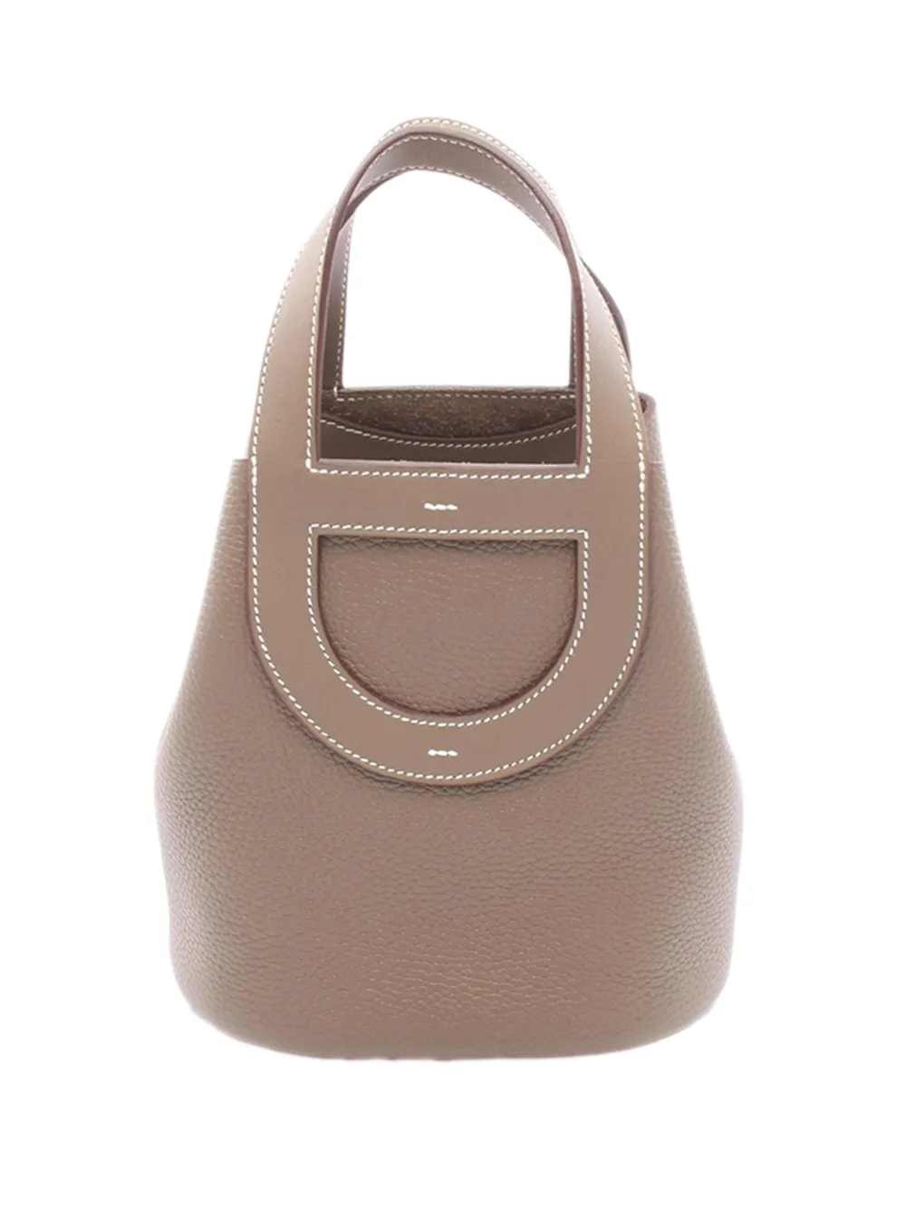 Hermès Pre-Owned Borsa a mano In The Loop 18 in pelle Clemence e Swift 2023 - Marrone
