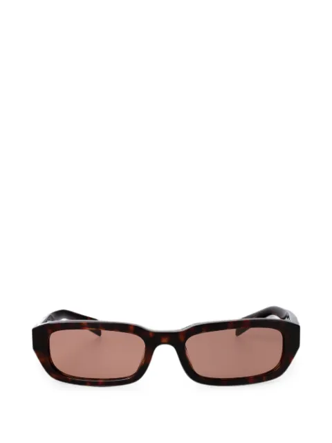 Prada Eyewear tortoiseshell-effect rectangle-frame sunglasses