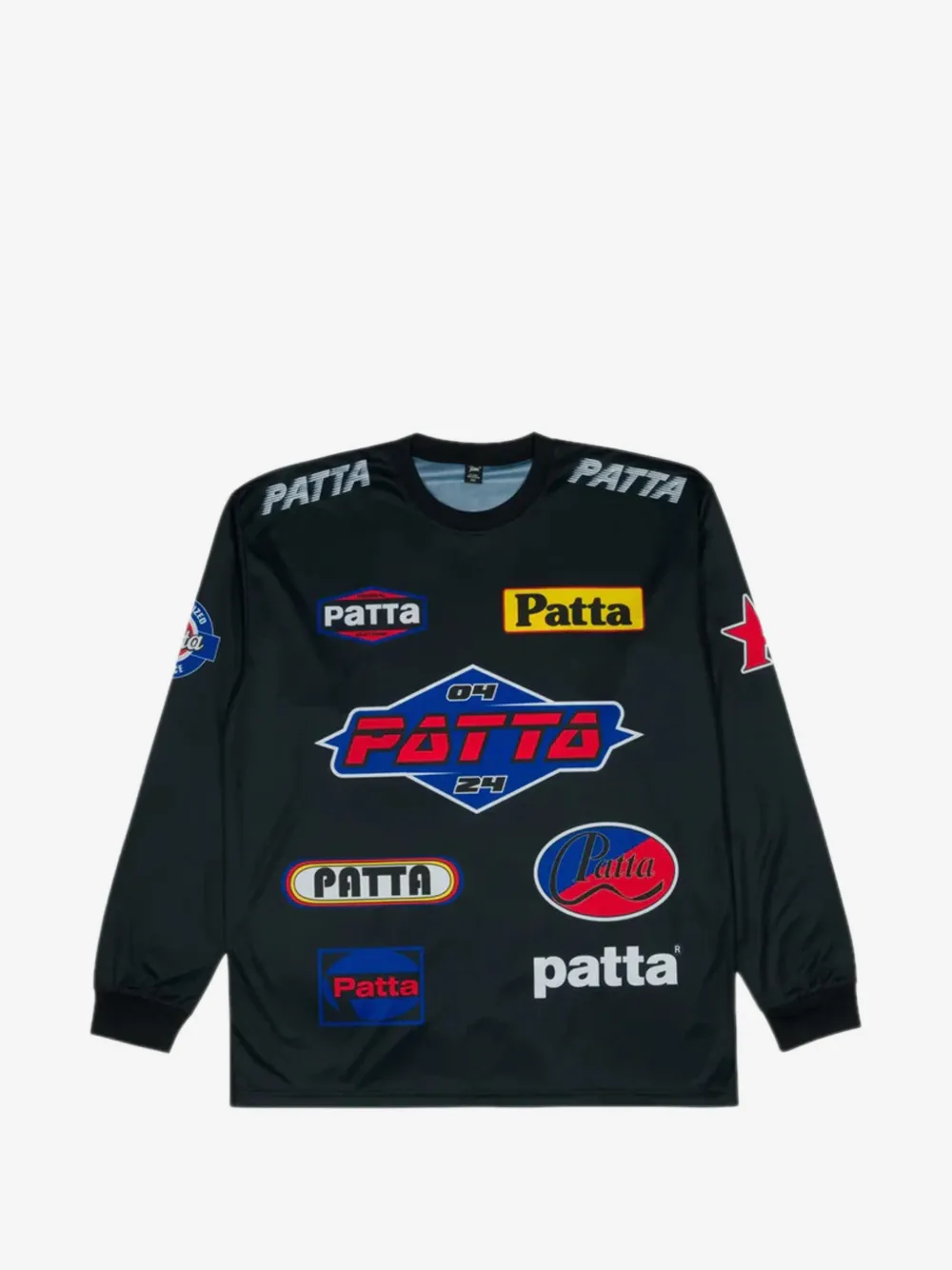 PATTA Sponsor logo-print jersey | Black | Image 1