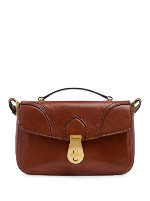 The Bridge bolso shopper Mia de piel con cierre giratorio