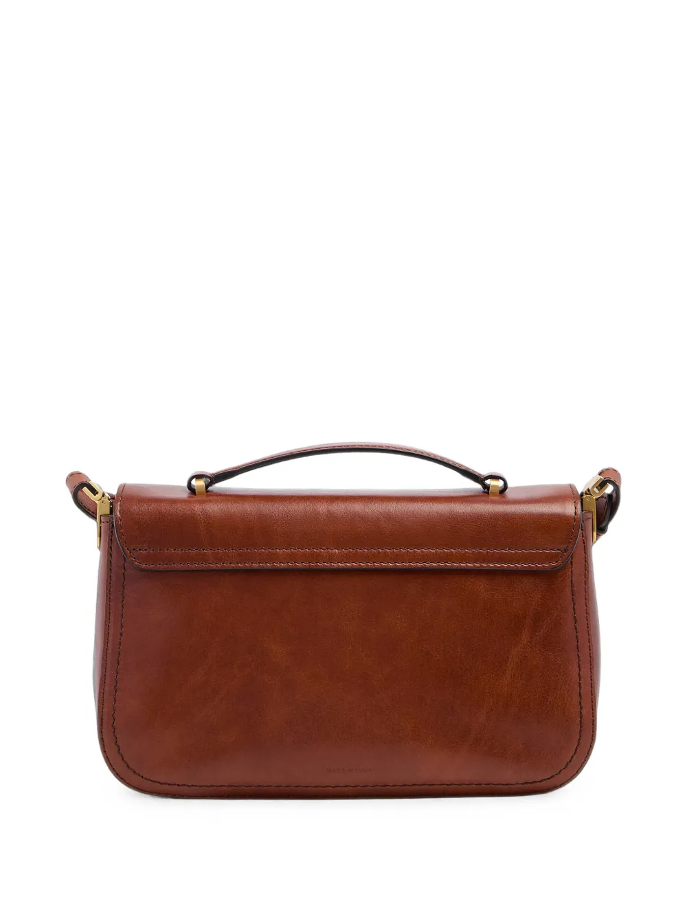 The Bridge Leren shopper Bruin