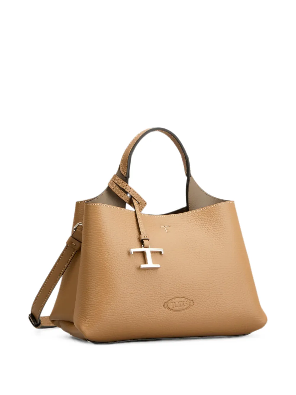 Tod's Kleine leren shopper Bruin