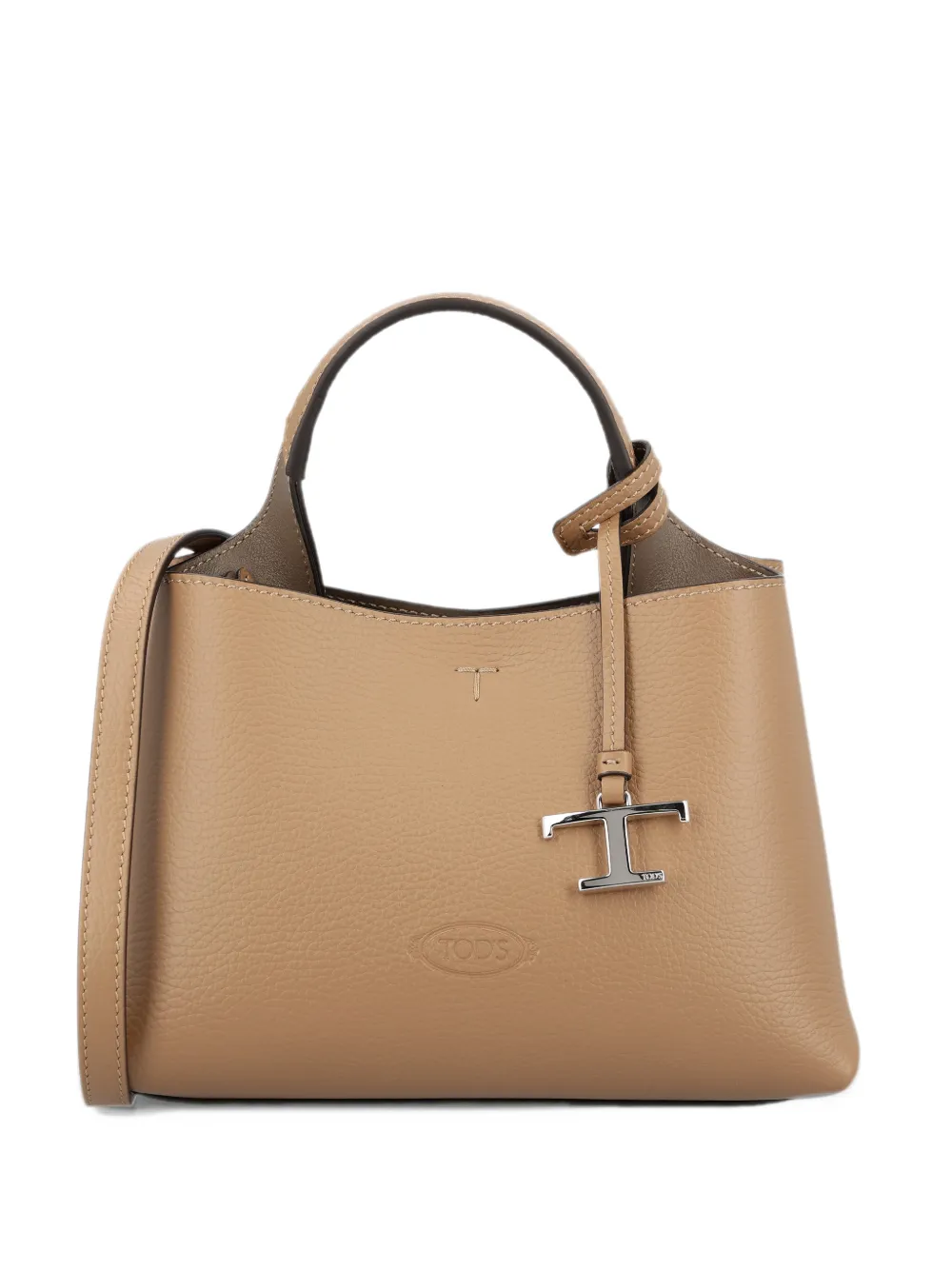 Tod's micro leather tote bag - Marrone