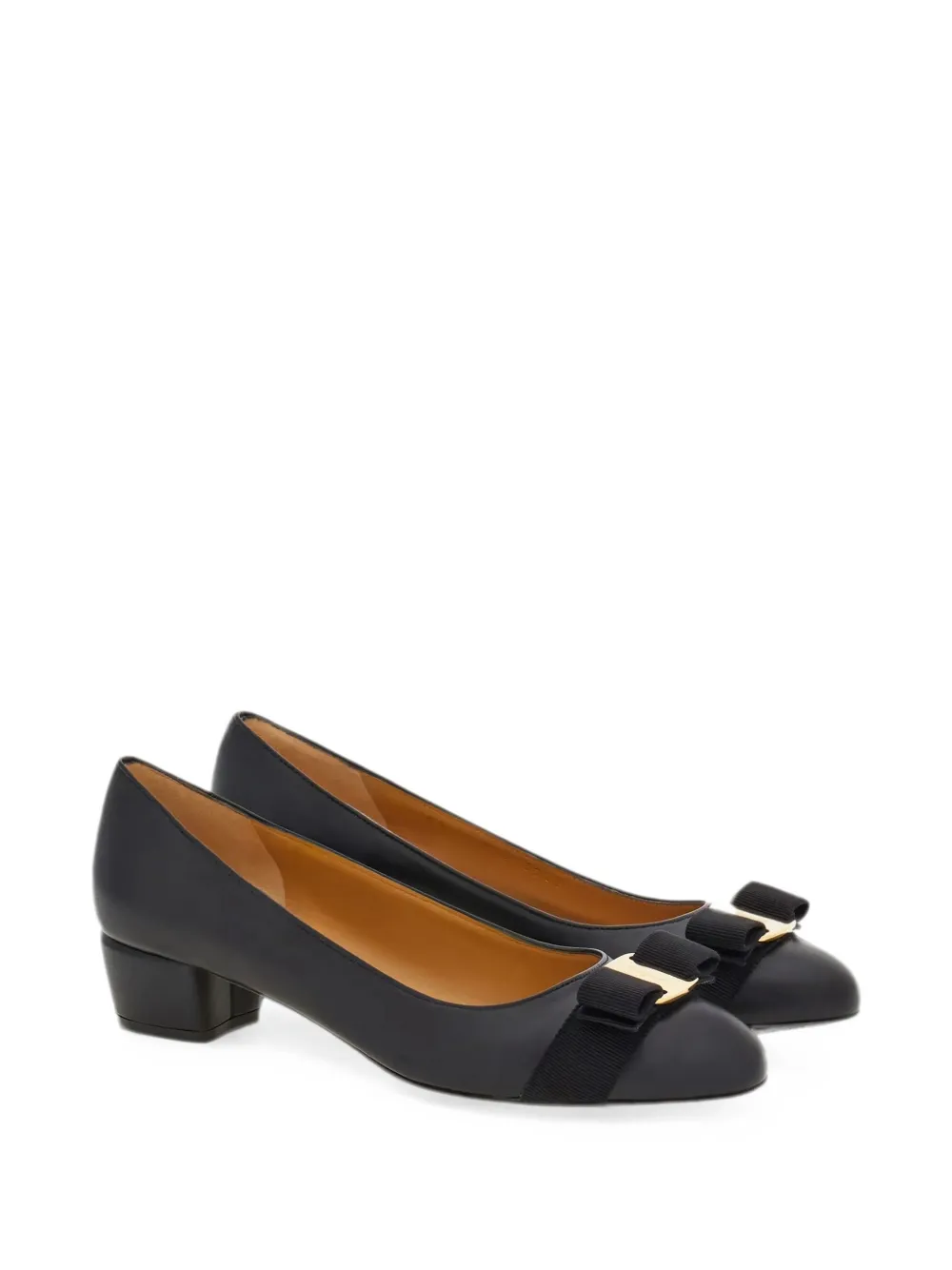 Ferragamo Vara bow pumps Zwart