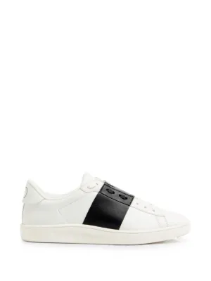 Valentino Garavani Calfskin Open Sneakers | White | FARFETCH