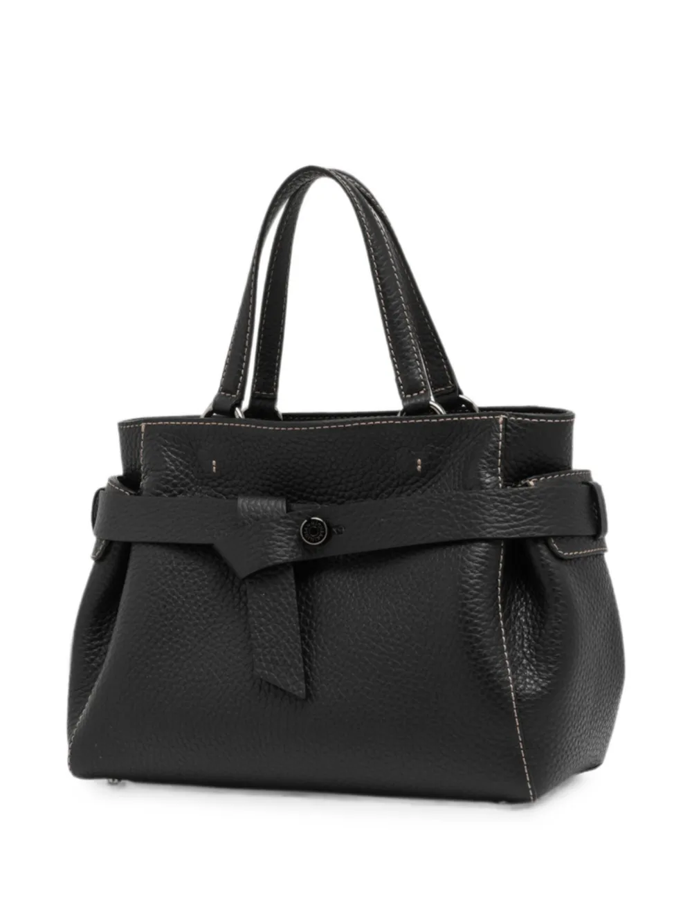 GIANNI CHIARINI Miranda geknoopte shopper met bewerkt effect Zwart