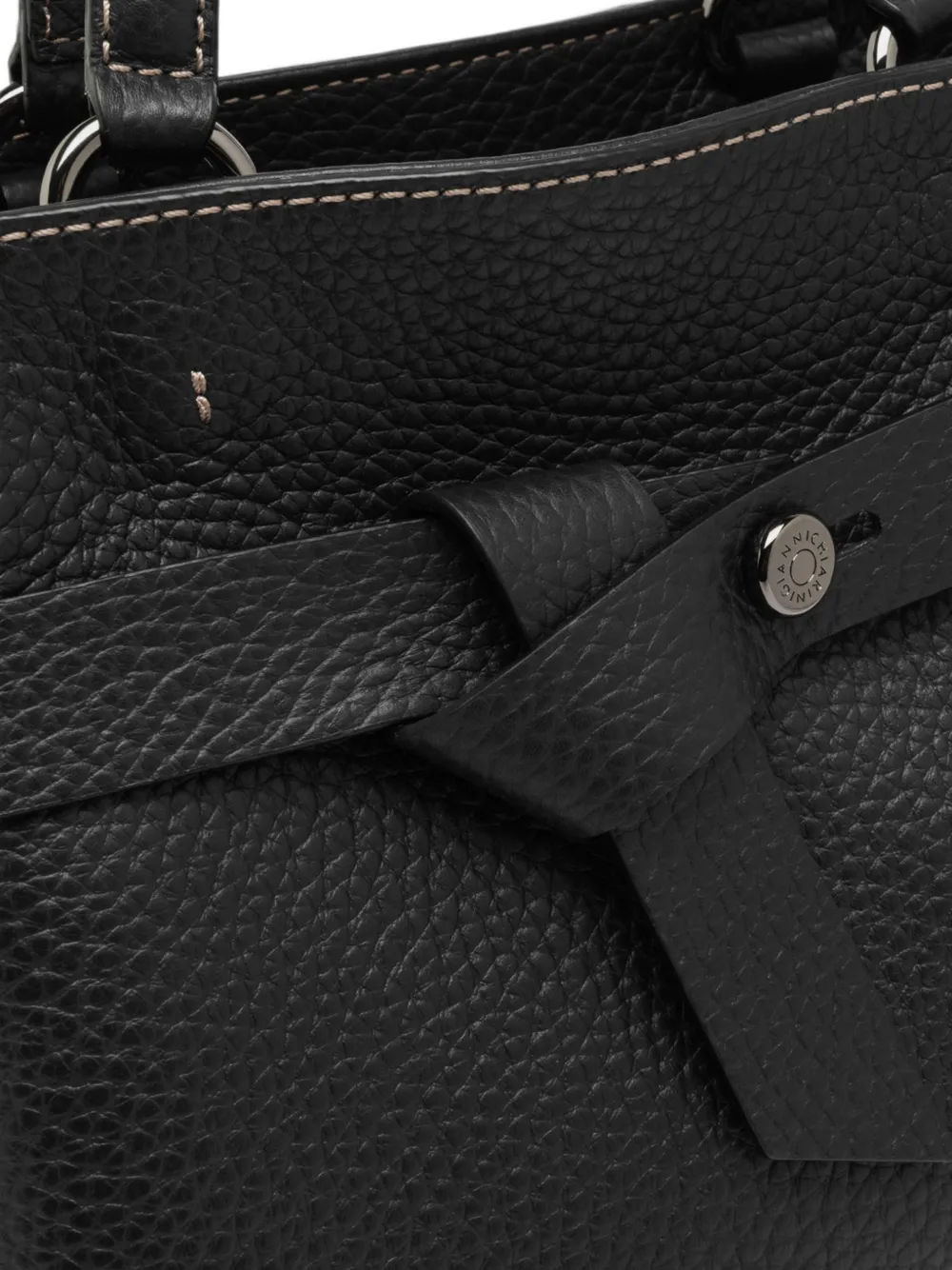 GIANNI CHIARINI Miranda geknoopte shopper met bewerkt effect Zwart