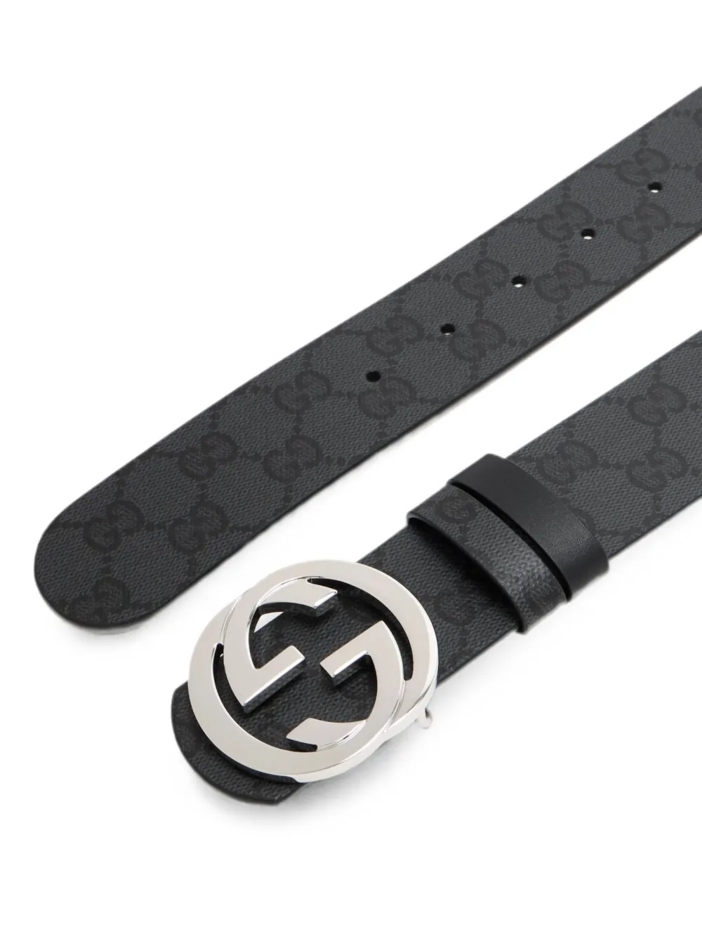 Gucci Riem met GG-logo Zwart