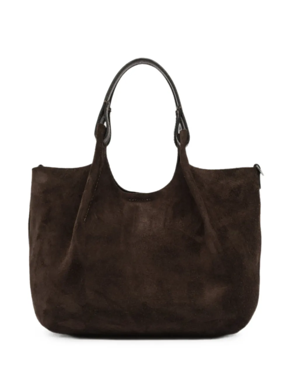 GIANNI CHIARINI Dua shopper met logo-patch Bruin