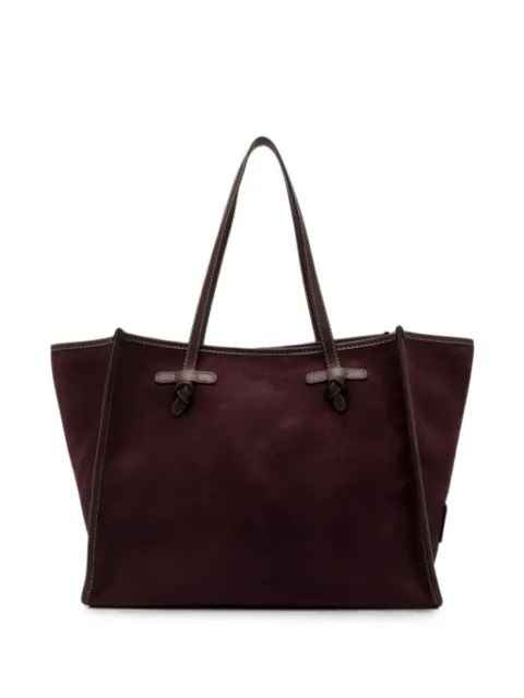 GIANNI CHIARINI Marcella suede tote bag