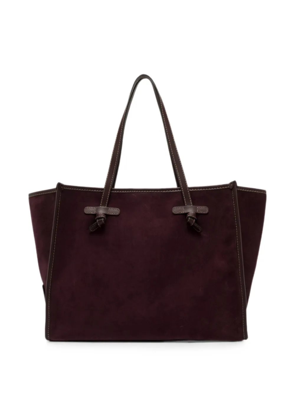 GIANNI CHIARINI Marcella suède shopper Rood