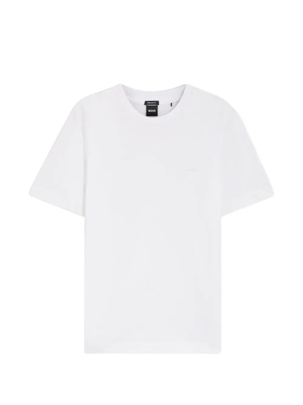 BOSS logo-embroidered T-shirt - Bianco