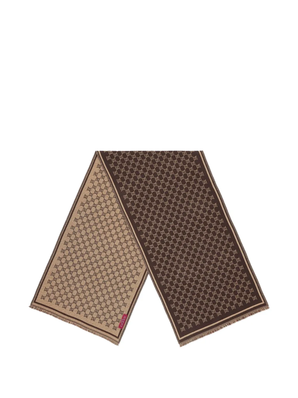Gucci GG Supreme sjaal Bruin