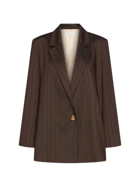 Marella pinstripe-pattern single-breasted blazer