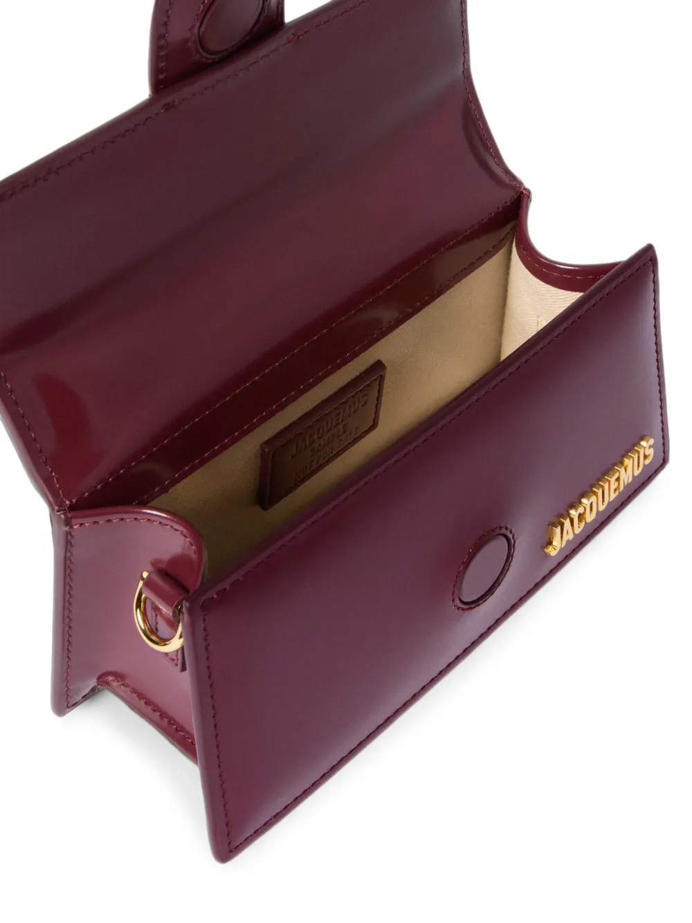Jacquemus The Bambino mini flap bag Rood
